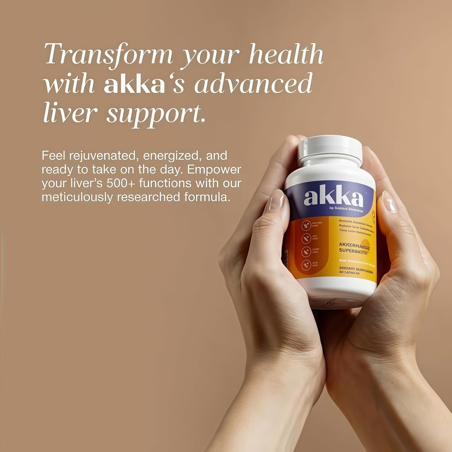 AKKA - Akkermansia Probiotic Liver Cleanse Detox & Repair - Liver Health Supplement for Energy, Digestion & Metabolism with Akkermansia Muciniphila Superbiotics, Non-GMO, Gluten-Free, 4-Pack